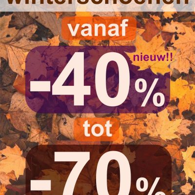 GROTE KORTINGEN OP KWALITEITSSCHOENEN !!